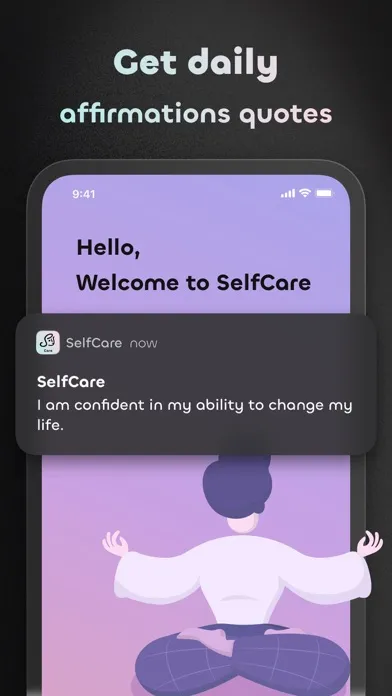 Capturas de pantalla de SelfCare - Daily Affirmations
