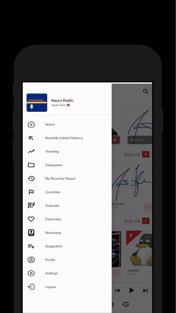 Nauru Radio Stations Screenshots