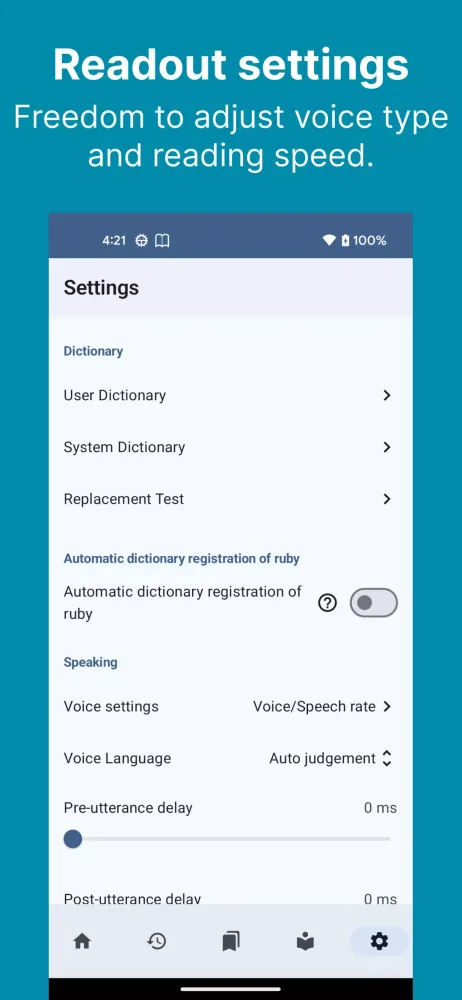 Screenshot di NovelVoice - Novels read aloud
