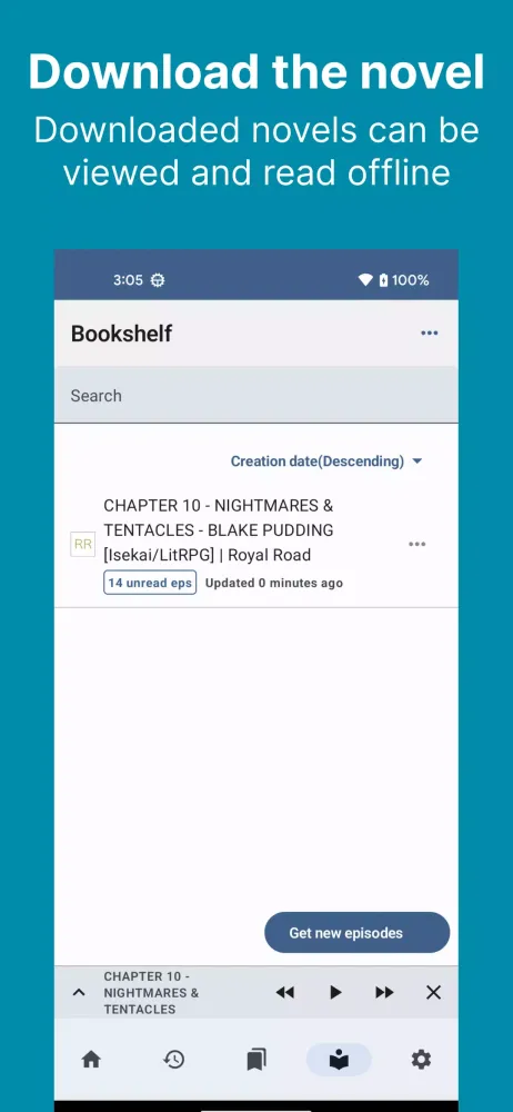 Screenshot di NovelVoice - Novels read aloud