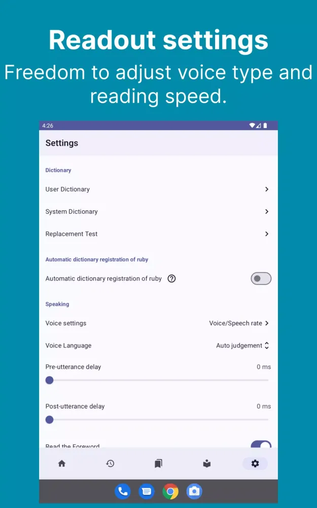 Screenshot di NovelVoice - Novels read aloud