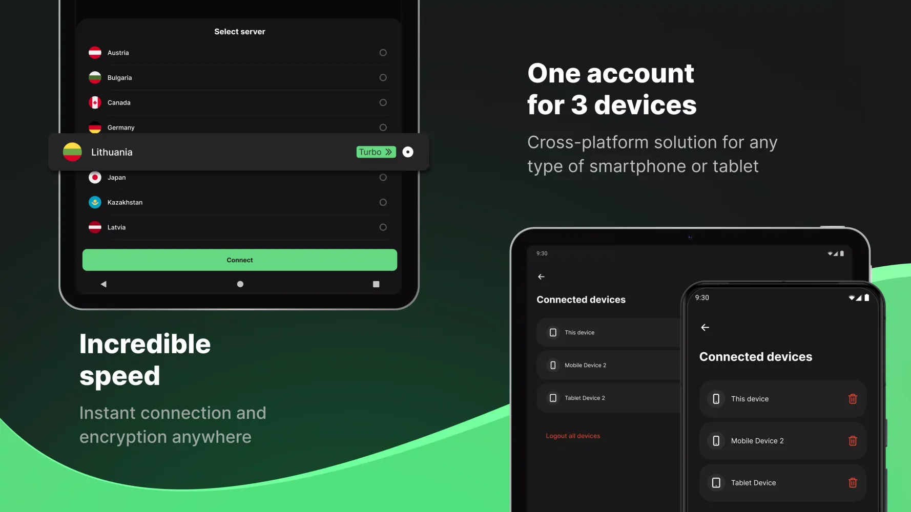 Capturas de pantalla de Shiva VPN