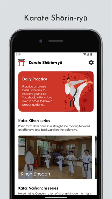 Ảnh chụp màn hình của Karate Shōrin ryū