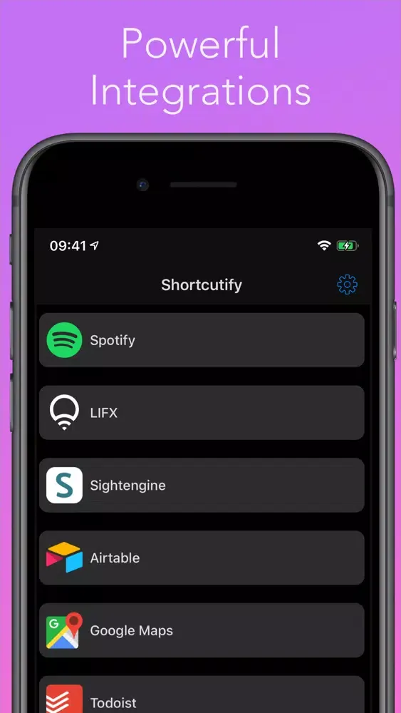 Captures d'écran de Shortcutify