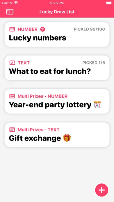Lucky Draw - Random Picker 스크린샷