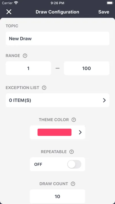Lucky Draw - Random Picker 스크린샷