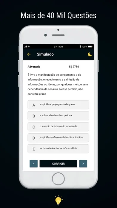 Simulados App स्क्रीनशॉट