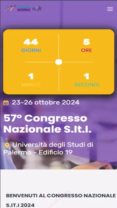 Скриншоты 57° Congresso Nazionale SItI