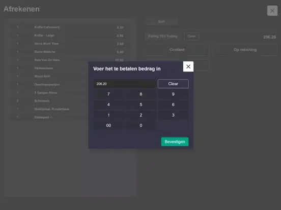 Sjef.app POS iPad  سکرین شاٹس