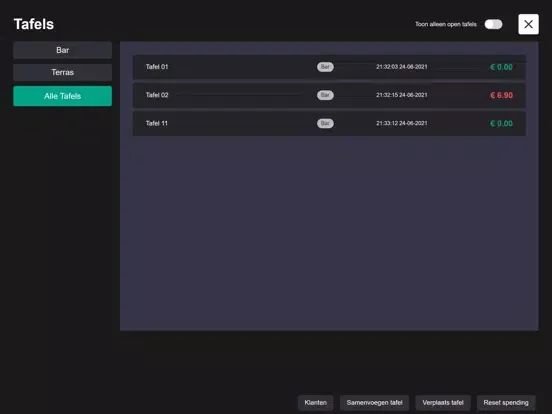 Sjef.app POS iPad  سکرین شاٹس