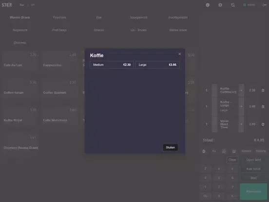 Sjef.app POS iPad  سکرین شاٹس