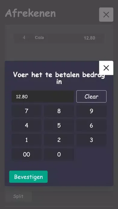 Sjef.app POS سکرین شاٹس