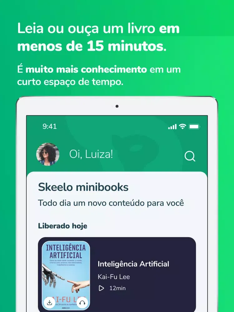 ภาพหน้าจอของ Skeelo Minibooks iPad 
