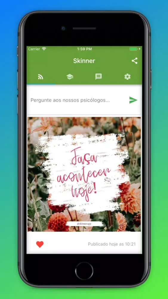 Tangkapan skrin Skinner App