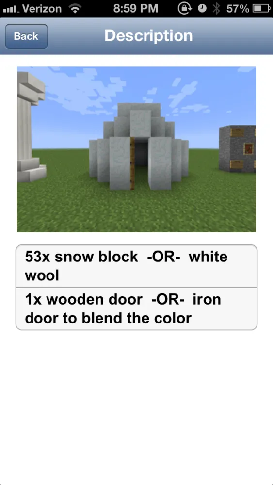 Ảnh chụp màn hình của Furniture Pro: Minecraft Furniture Creations