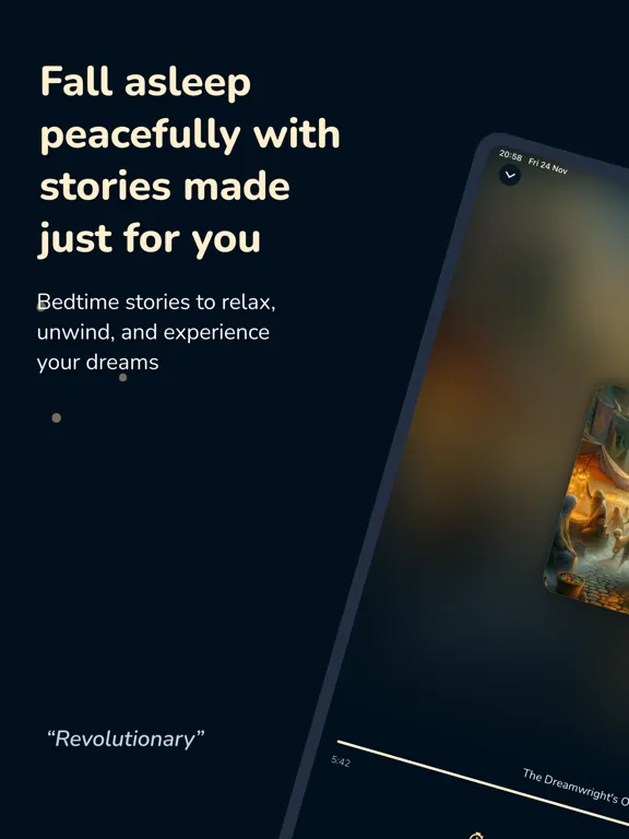 SleepStory · Dream Stories iPad 应用截图