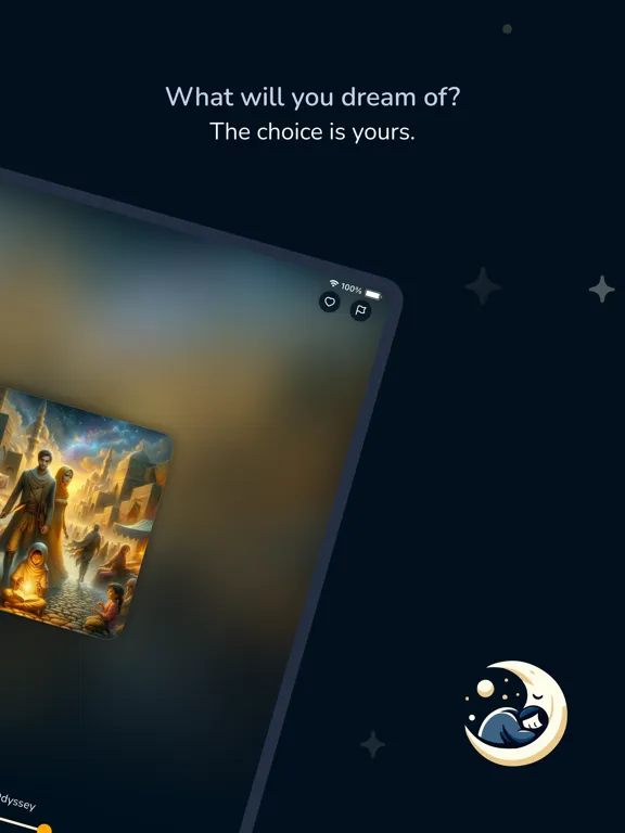 SleepStory · Dream Stories iPad 应用截图