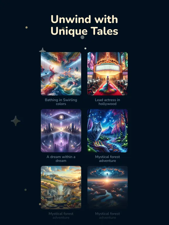 SleepStory · Dream Stories iPad 应用截图