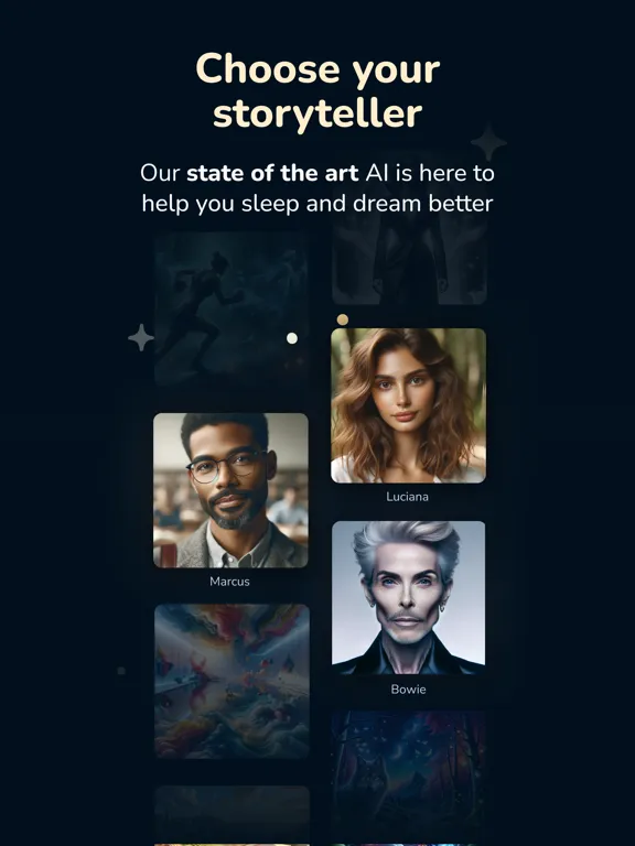 SleepStory · Dream Stories iPad 应用截图