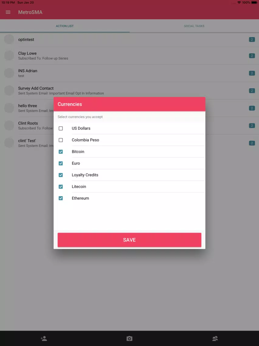 MetroSMA Business iPad  سکرین شاٹس