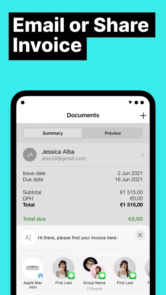 Freebie Invoice Estimate Maker スクリーンショット