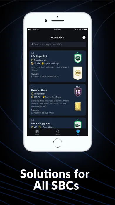 Smart FUT - FC SBC Solutions স্ক্রিনশট