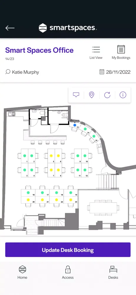 Captures d'écran de Smart Spaces Experience