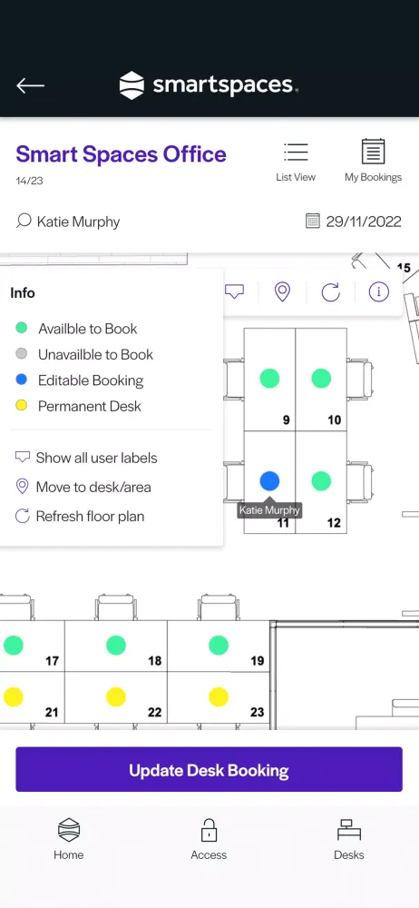 Captures d'écran de Smart Spaces Experience