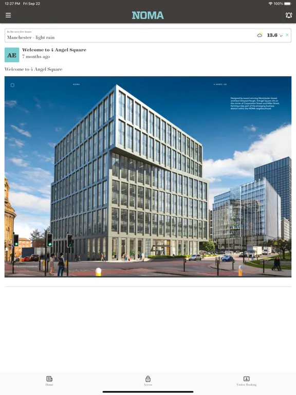 ภาพหน้าจอของ NOMA - Manchester iPad 