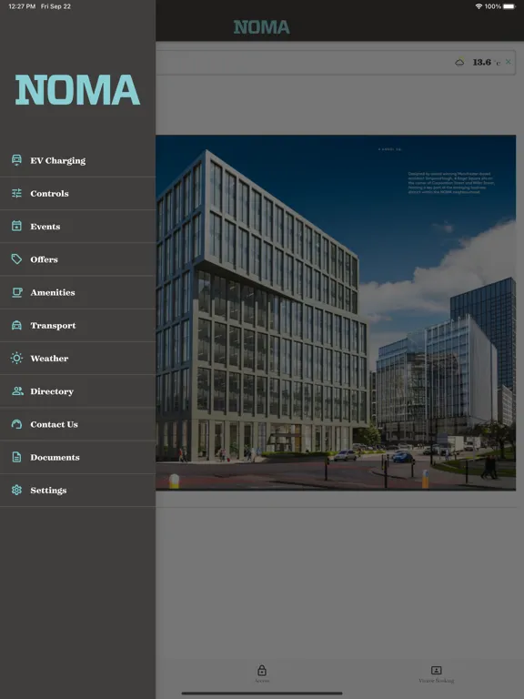 ภาพหน้าจอของ NOMA - Manchester iPad 