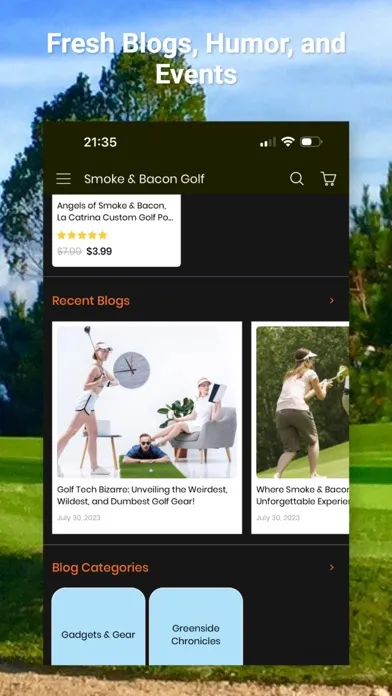 Smoke & Bacon Golf Screenshots