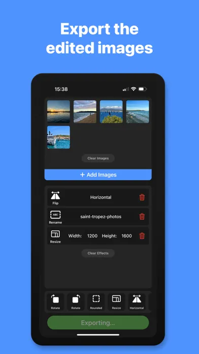 Tangkapan skrin Bulk Image Editor