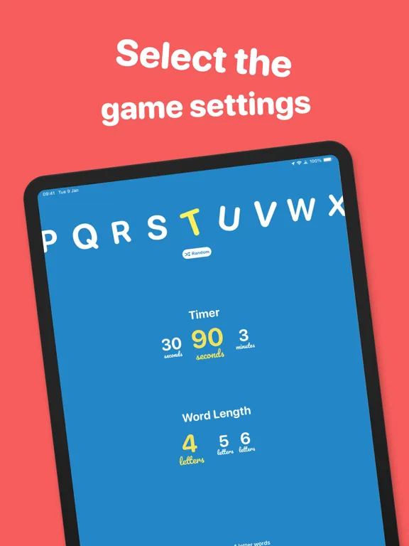 Verbal Fluency iPad  Screenshots