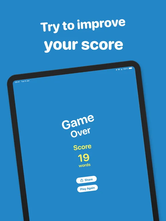 Verbal Fluency iPad  Screenshots