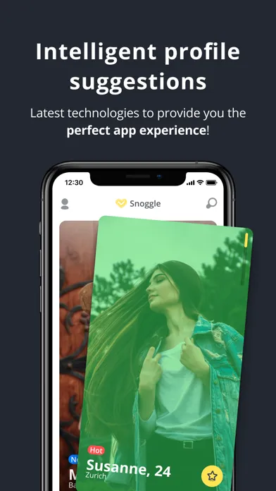 Captures d'écran de Snoggle - Dating & Single App