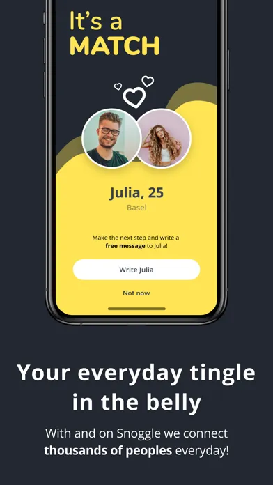 Captures d'écran de Snoggle - Dating & Single App