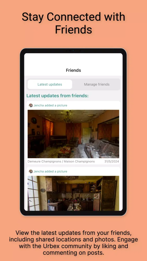 Social Urbex Screenshots
