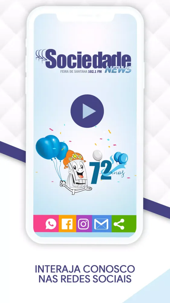 Zrzuty ekranu Rádio Sociedade 102.1 FM