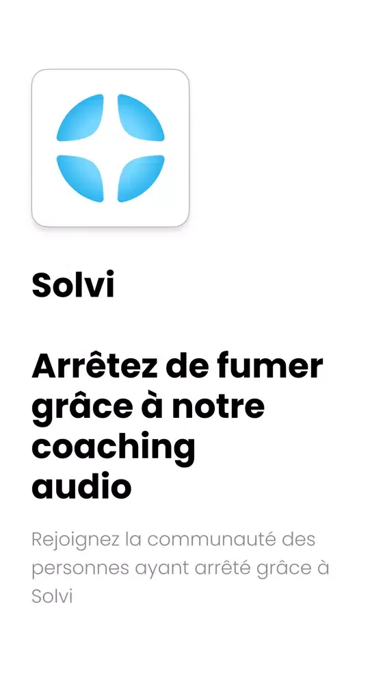 Solvi : Arrêtez de fumer ! 스크린샷