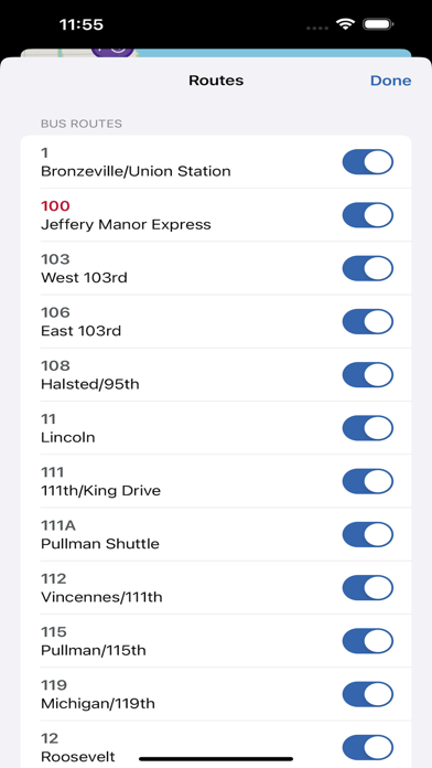Screenshot di Live CTA Map
