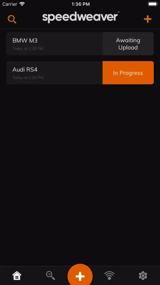 Speedweaver سکرین شاٹس