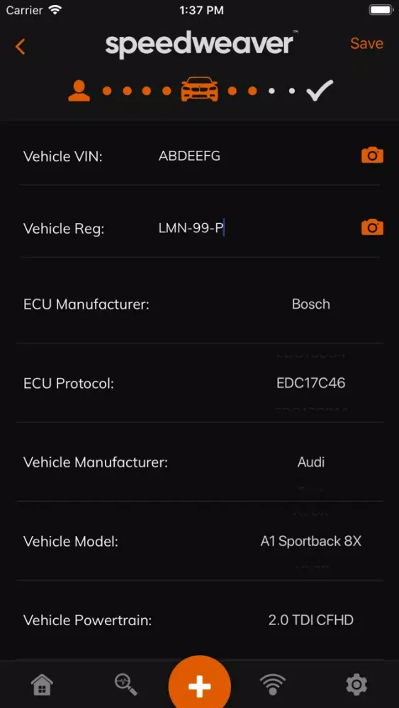 Speedweaver سکرین شاٹس