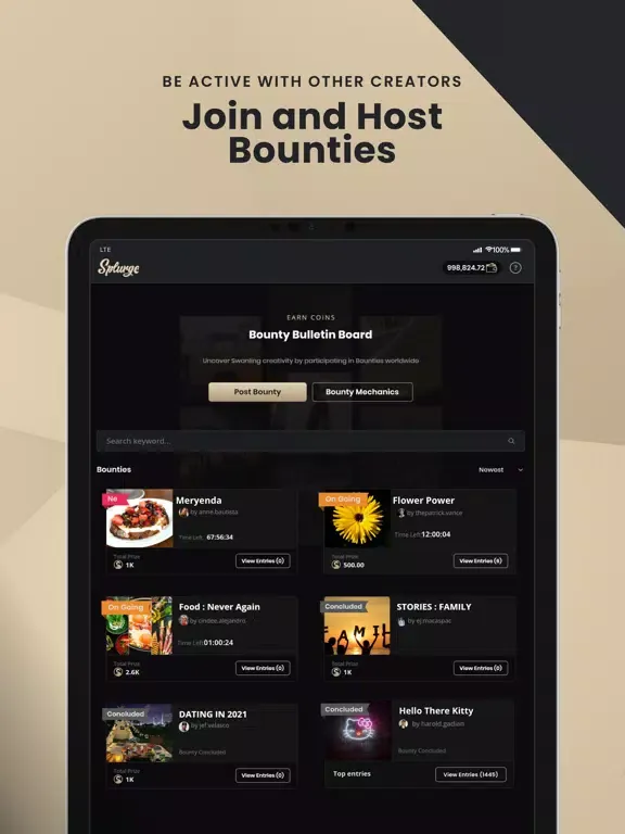 Capturas de pantalla de Splurge: Social Marketplace iPad 