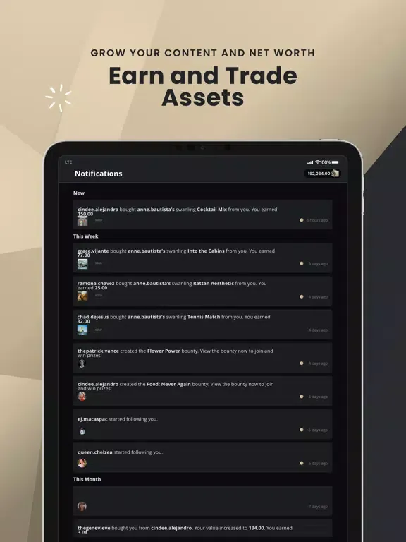 Capturas de pantalla de Splurge: Social Marketplace iPad 