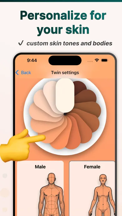 Capturas de tela do Spots: Moles Acne Skin Tracker