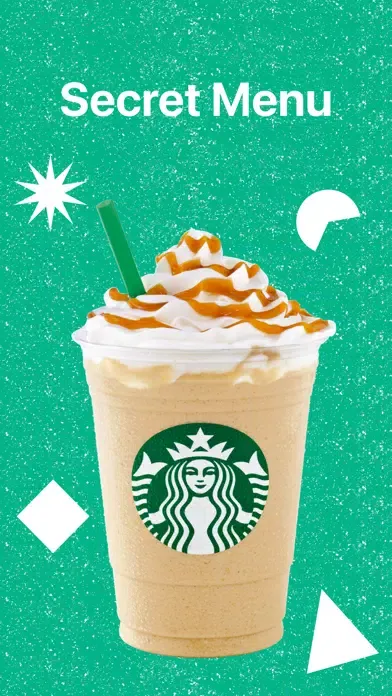 Captures d'écran de Starbucks Secret Menu App