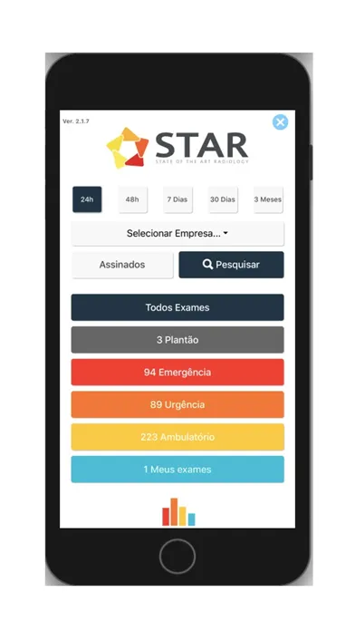 Zrzuty ekranu STAR Telerradiologia