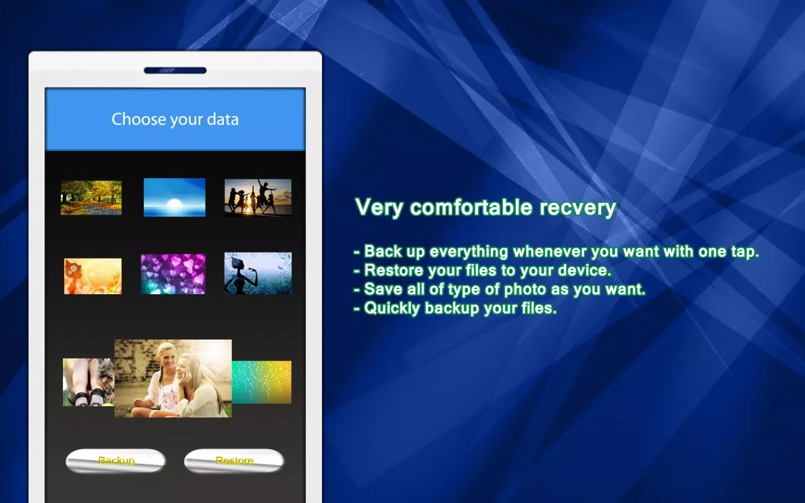 Capturas de tela do Data Recovery Freeware