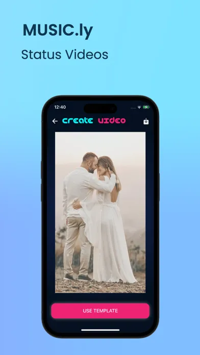 Ảnh chụp màn hình của Music.ly : Status Videos