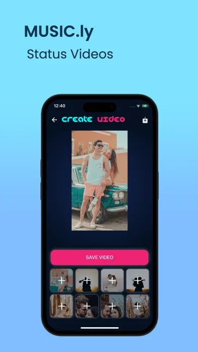 Ảnh chụp màn hình của Music.ly : Status Videos